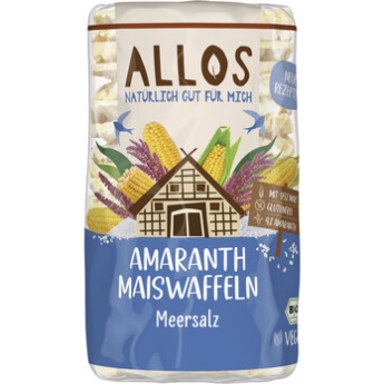 Amaranth Maiswaffeln Meersalz