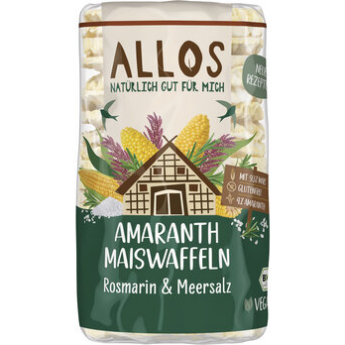 Amaranth Maiswaffeln Rosmarin & Meersalz